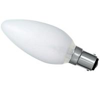10x Opal Candle Light Bulb 40w / SBC Small Bayonet Cap White Pearl Soft Lamps