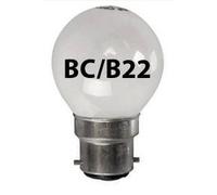 10x Opal Golf Light Bulb 40w / BC Bayonet Cap White Pearl Soft Lamps