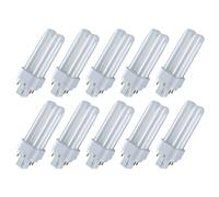 10x Osram Dulux D/E 26W 830 Warm White G24q-3 Compact Fluorescent Lamp 4 Pins