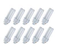 10x Osram Dulux D/E 26W/865 Cool Daylight 6500K G24q-3 Compact Fluorescent Lamp