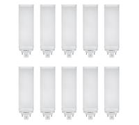 10x Osram LED Dulux T/E 10W=26W GX24q-3 1100lm 840 Cool 4000K HF&AC
