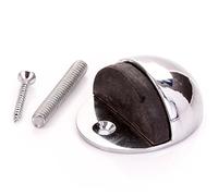 10x Oval/Half Moon Doorstop - Polished Chrome
