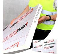 10x PIR Insulation Boards 1200 x 450 x 50 mm; 47.2 x 17.7 x 2 in, One Panel Covers 0.54m² (5.81 ft²), Rigid Thermal Panel with Aluminum Foil on Both Sides for Walls, Roofs, Floors and Sheds