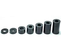 10X Plastic SPACERS M6 Thickness 2MM to 30MM ID 6MM OD 10MM WASHERS Screw Tube (Thickness L (mm) = 6)