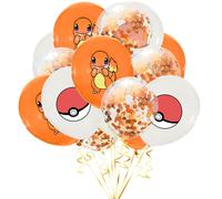 10X Pokemon Balloons Birthday Latex Balloons Party Confetti Pikachu