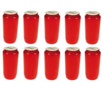 10x Premium Composition Grave Light No. 7 Grave Candle Grave Lantern Candle