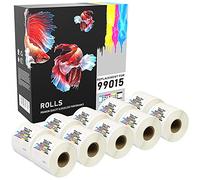 10x Prestige Cartridge 54mm x 70mm Address Labels Compatible with 99015 (320 Labels per Roll)