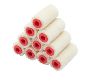 10x ProDec Gloss Pile Micro Decorating DIY Paint Satin Mini Roller Refill - 2"