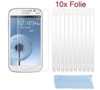 10x Protection Films for Samsung Galaxy S DUOS Display Saver Anti-Scratch