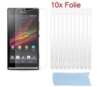 10x Protection Films for Sony Xperia Z1 Display Saver Anti-Scratch