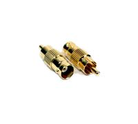 10x RCA PHONO Plug to BNC Female Adapter CCTV Video Camera DVR Converter Socket