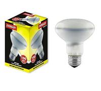 10x Reflector R80 100 Watt Light Bulbs ES E27 Large Screw Cap Lamps 100w