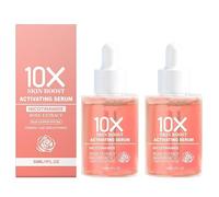10x Renewal Serum, 30ml/1 fl oz - Contains niacinamide, rose extract, and copper peptides to firm and brighten skin. Lightweight texture, absorbs quickly.