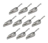 10X Rink Drink 3.5Oz Aluminium Ice Scoops - Metal Kitchen Bar Food Scooper