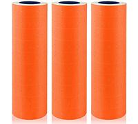 10x Rolls OR 5000 Labels Orange Price Gun Labels 21 x 12mm CT1 Labels 22x12 21x12 fits MoTex Puma Lynx (Orange)