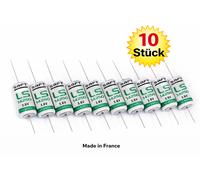 10x SAFT LS14250CNA 1/2AA Lithium Battery 3.6V 1.2Ah Axial