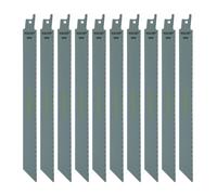 10x Saxton 225mm Reciprocating Sabre Saw Blades R922BF fits Bosch, Dewalt Makita