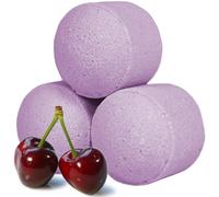 10x Scented Mini Bath Bomb Fizzers - Chill Pills (Black Cherry)