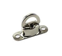 10x screw cap with Oval eyelet, 22.5 mm x 13.5 mm, brass, nickel, stainless tarpaulin