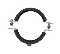 10x Screw Metal Drain Pipe Clamps 40-45 mm 11/4 Inch Galvanised Steel Pipe Clamps Sound Insulation