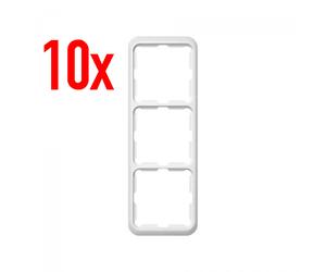 10x Simon 75630-30 3-way Frame Series 75 Snow White Triple Cover