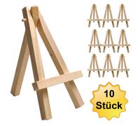 10x Small Mini Table Easel - Business Card Holder - Wooden Easel