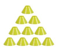 10x Soccer Cones With Holder Practical Mark Disk Field Cone Marker Training Accessories Outdoor Games Supplies For Adult
