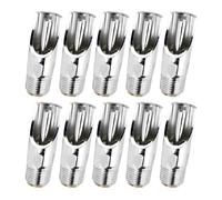 10X Stainless Steel Small Animal Watering Devices Automatic Drinking Equipment with Adjustable Supply for Livestock Goat Chicken Waterer