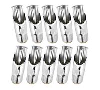 10X Stainless Steel Small Animal Watering Devices Automatic Drinking Equipment with Adjustable Supply for Livestock Stainless Steel Livestock Nipple