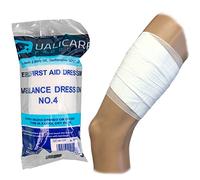 10x Sterile First Aid Ambulance Dressings No.4 | 32cm x 20cm