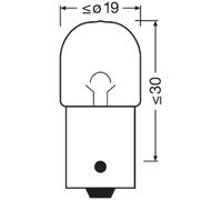 10x STOP bulb BA15s R5W 5007 OSRAM for BMW ALFA ROMEO PEUGEOT FORD MERCEDES-BENZ
