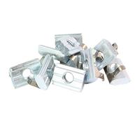 10x T-Slot Nut Sliding Block swivel-in with spring Slot 8 - Type B - M8 steel