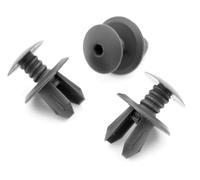 10x T4 T5 Transporter Van Lining Panel Clips Anthracite/Dark Grey for 9mm hole - 70186729901C / FCP-0436/70186729901