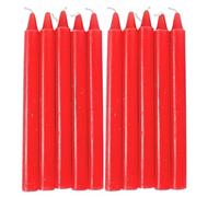 10x Taper Candles White Candles Red Candles Long Burning Tapered Candles Long Candles For Candlestick, Unscented Candles, Survival Candles, Dinner Candles, Household Candles, Red Wedding Candles 16 Cm