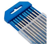 10x TIG Welding Tungsten Electrode Tips Blue/Gold/Green/Grey/RED/White 1.6/2.4/3.2mm (Blue 2% Lanthanated, 3.2mm)