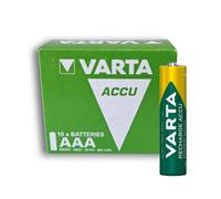 10x Varta AAA 800mAh NiMH Rechargeable Batteries Ready to Use
