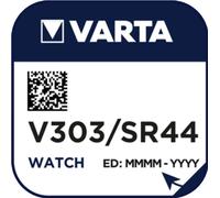 2 VARTA 303 SR44SW BATTERY SILVER 1.55V COIN BUTTON CELL WATCH EXP 2025 NEW