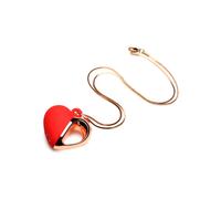 10X Vibrating Silicone Heart Necklace