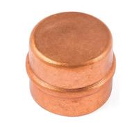 10x Westco 15mm Copper Stop End Solder Ring Fitting SR61 - Cap End for Sealing Pipework in Plumbing and Heating Systems