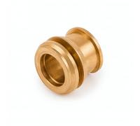 10x Westco 15mm x 8mm Reducing Piece - Brass Compression Pipe Fitting Reducer for Copper Tubes in Plumbing & Heating Systems