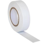 10X White Pvc Insulation Tape - 19mm X 20M Self Extinguishing Electrical Wire