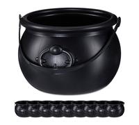 10x Witch cauldron Halloween Candy Bucket Sorcerer's Bowl 100 g Witch's Cauldron