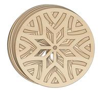 10x Wooden Maroccan Gemetric Circle Simple Craft Shape 3mm Ply(20 x 20cm)