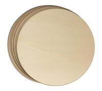 10x Wooden Plain Round Circles Craft Shapes 3mm Plywood(18 x 18cm,No Hole)
