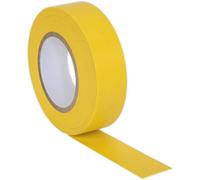 10X Yellow Pvc Insulation Tape - 19mm X 20M Self Extinguishing Electrical Wire