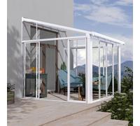 SanRemo Lean-To Conservatory White 10 x 10
