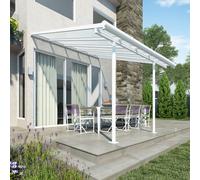 Canopia By Palram Sierra Patio Cover 3X3.05 White Clear White