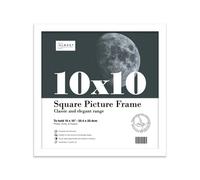 10X10 White Picture Frame (25.4 X 25.4Cm) Poster, Photo, Artwork, Gallery Wall Or Print