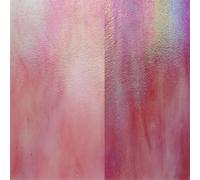 10x10cm Colorful Mica Mosaic Tiles Glass Square Transparent Stained Piece DIY Craft Materials Making Decoration for DIY Art Craft Decoration(Light Pink)