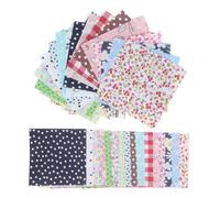 10x10cm Cotton Fabric Squares Bundle 56pcs Floral Calico Perfect material for sewing DIY patchwork art and scrapbooking These precut fat quarters inspire creativity and Assorted patterns and colors